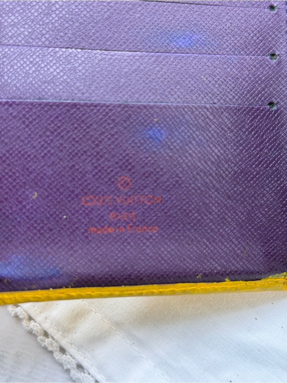AUTHENTIC Louis Vuitton Marco Wallet. Yellow. - Picture 11 of 13